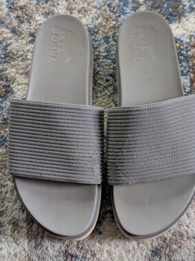 Sorel Roaming Easy Slides Grey Shoe